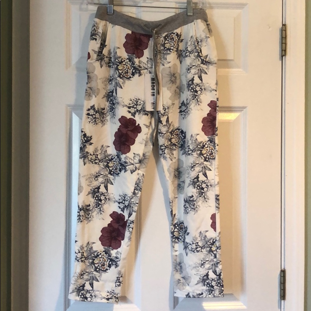 Floral sweatpants